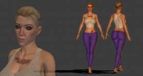 Cassie Cage Yoga outfit