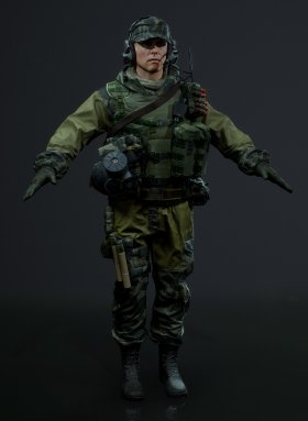 Battlefield 4 - Russian Engineer