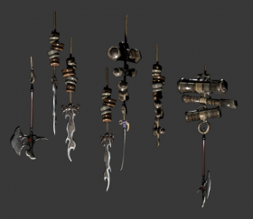 Hanging Weapins