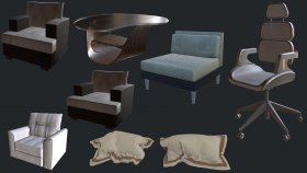 Office furniture props