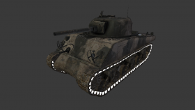 Sherman M4A3 camo