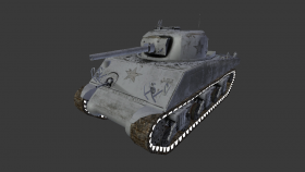 Sherman M4A3 winter