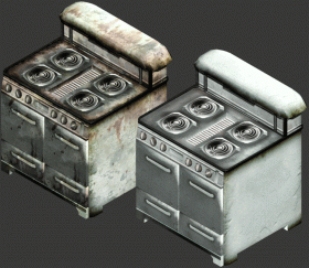 Cookingstove (new & dirty)