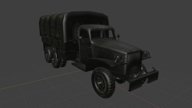 GMC CCKW 353 covered