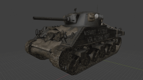Sherman M4A3 green set B
