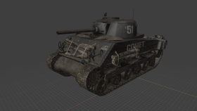 Sherman M4A3 green set C