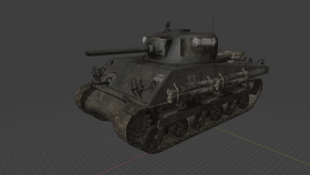 Sherman M4A3 green set E