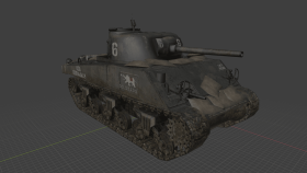 Sherman M4A3 green set F