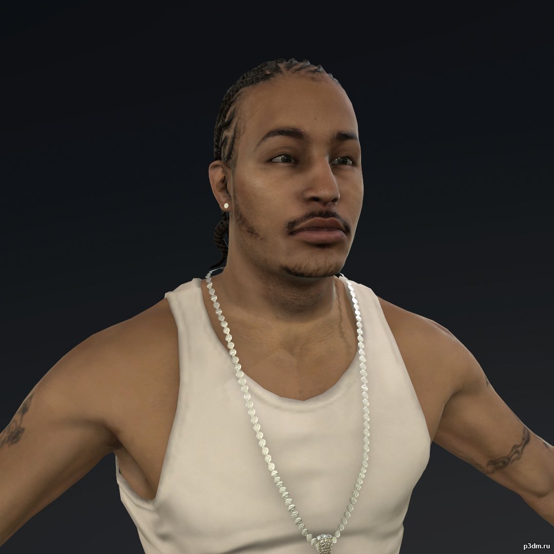 Def Jam Icon Ludacris Pack 3D models. 
