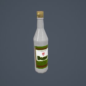 Soviet vodka bottle