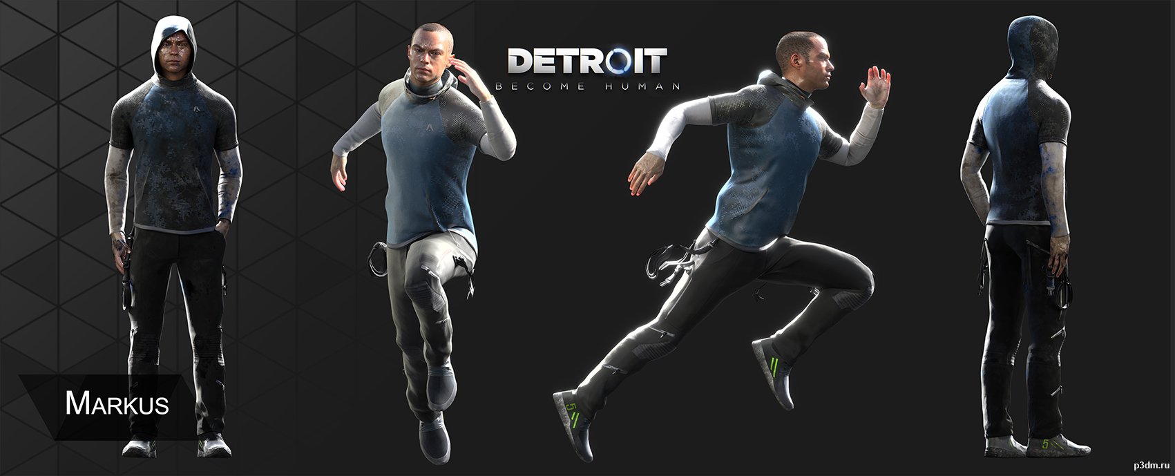 Steam Workshop::Detroit: Become Human - Markus (PM+NPC)