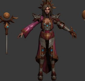 Heroes Of The Storm Character Model - Colaboratory