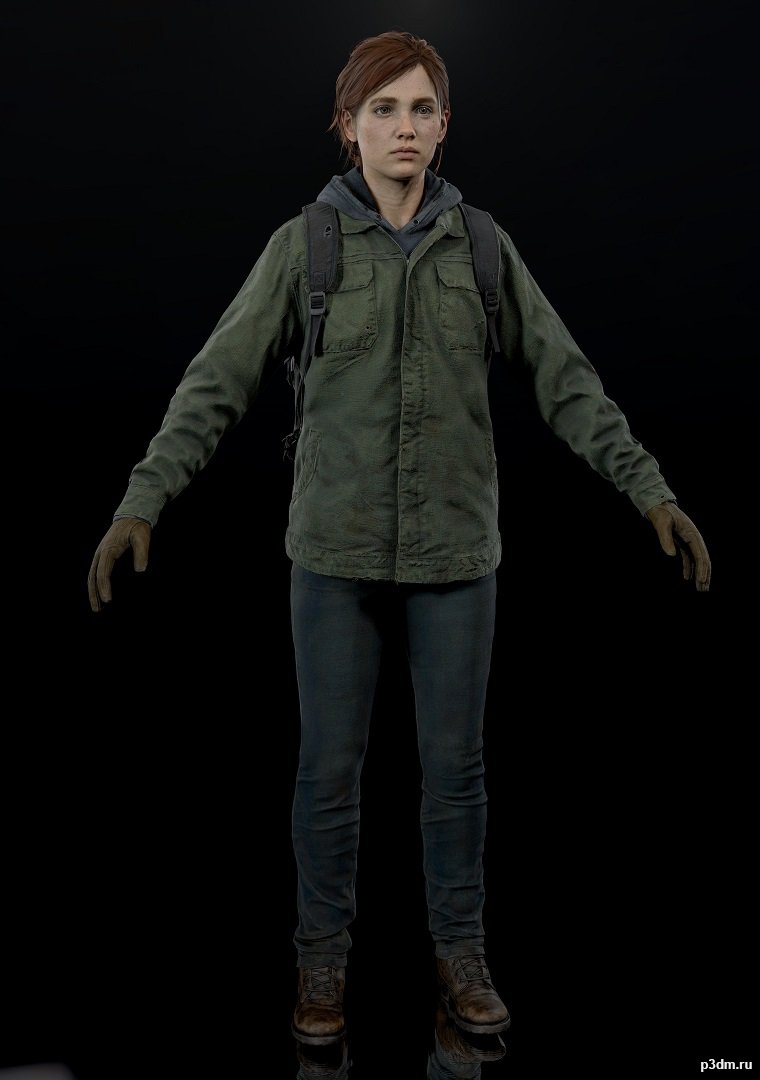The Last of Us Part 2 - Ellie Patrol » Pack 3D models