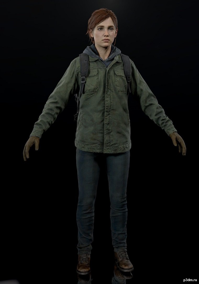 TLOU 2 Ellie 3D Model