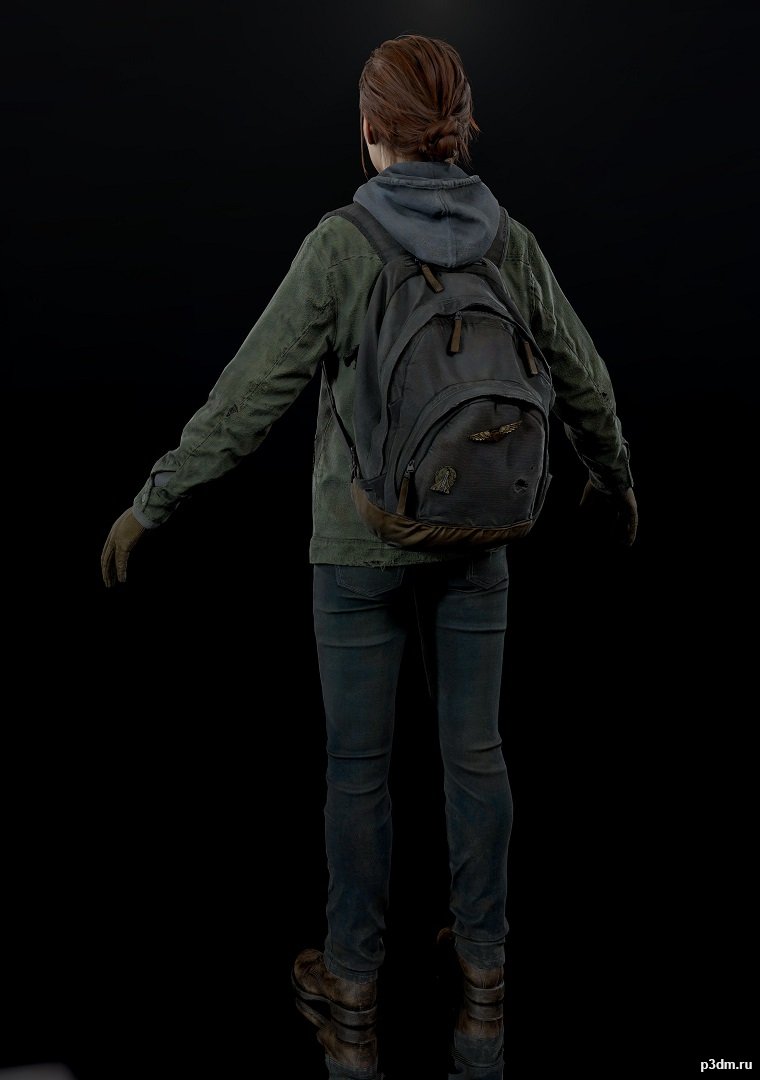 TLOU 2 Ellie 3D Model