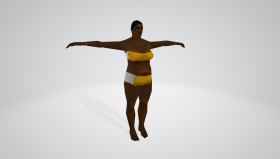 Grand Theft Auto: Vice City (Black Female Old Beach)