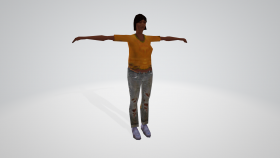 Grand Theft Auto: Vice City (Black Female Old Trash)