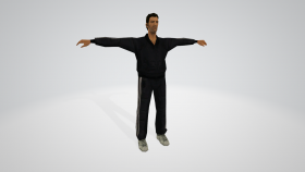 Grand Theft Auto: Vice City (Black Tracksuit)-Tommy Vercetti