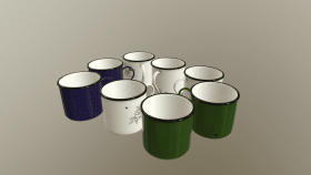 Set of mugs
