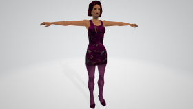 Grand Theft Auto: Vice City (Purple Dress)-Mercedes