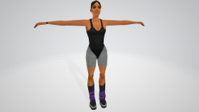 Grand Theft Auto: Vice City (White Female Young Jogging)