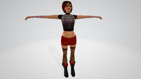 Grand Theft Auto: Vice City (White Female Young Street)