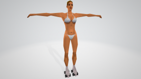 Grand Theft Auto: Vice City (White Female Young Skater)