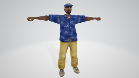 Grand Theft Auto: Vice City (Blue Shirt)-Cab Driver