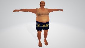 Grand Theft Auto: Vice City (White Male Old Beach)