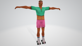 Grand Theft Auto: Vice City (White Male Young Skater)