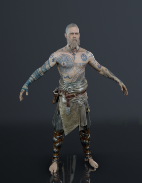 God of War Ragnarok Atreus' Mask 3D Model by HitmanHimself on