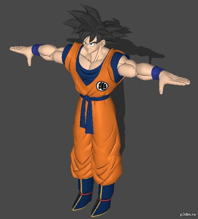 Goku » Pack 3D models