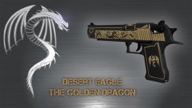 Desert Eagle Golden Dragon
