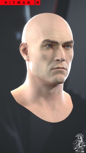 Agent 47's Head H3