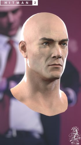 Agent 47's Head H2