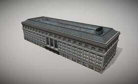 Low rise department store building