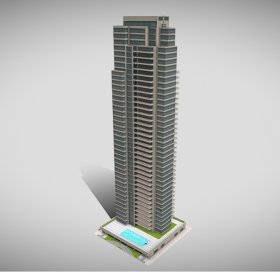 Hi rise apartment building