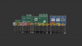 American Road Sign Pack