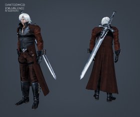 Dante(DMC2 cutscene model)