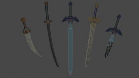All variations of swords (TOTK)