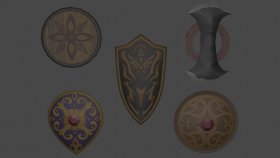 All variations of shields (TOTK)