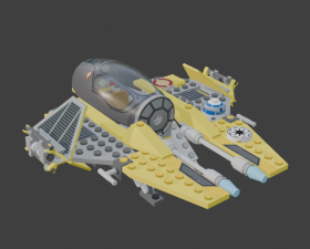 Jedi Starfighter (Episode III, Yellow)