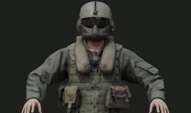 RE4 Mike Pilot Helicopter