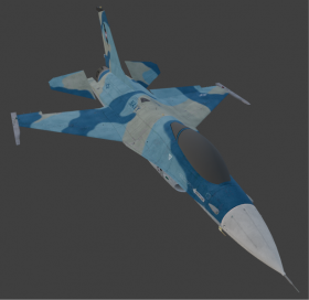 F-16A Blue Camo aggressor (USN)