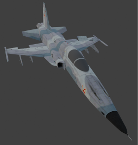 F-5N White Grey aggressor (USN)
