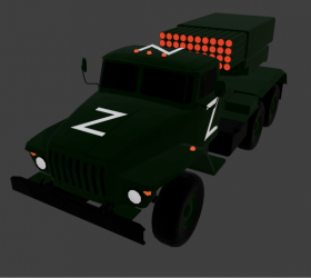 Russian BM-21 Grad