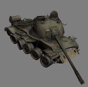 T-55 damage