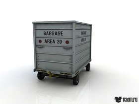 Airport baggage cart