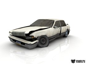 Car 95 sedan wrecked