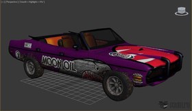 Musclecar Fire wheels